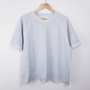 Gap Short Sleeve Gray Top
